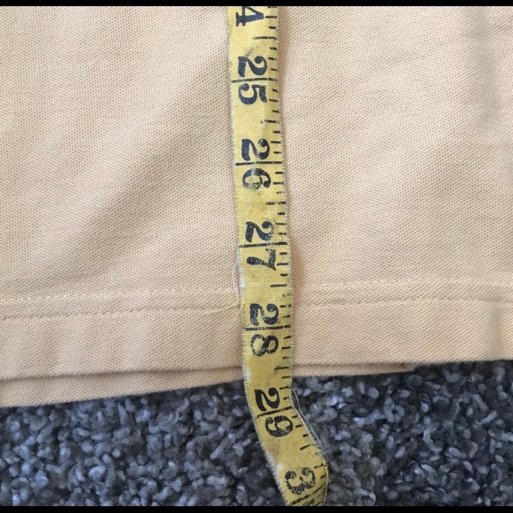 Columbia Mens L Short Sleeve Cotton Polo Shirt Regular Fit - Beige - Picture 3 of 4